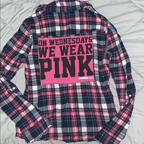 Tops - Mean Girls Pink Flannel